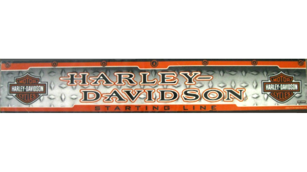 Harley Davidson Diamond Plate Dart Throw Line - Thompson Sporting Goods